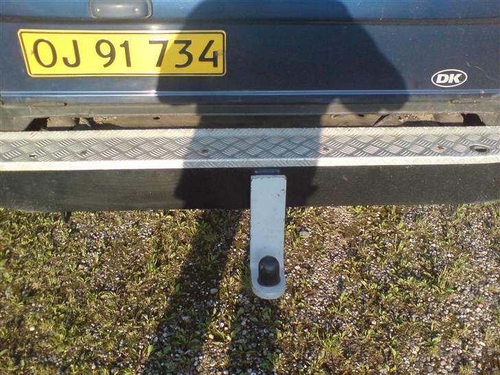 Nissan patrol  den er solgt - her er mit hjemmelavet bagkofanger, den kan skiftes ud til anhænger træk eller træk krog.. billede 7