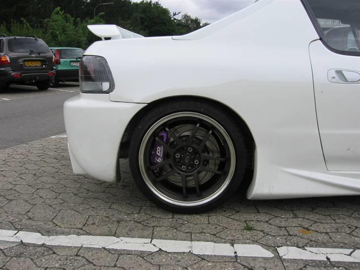 Honda CRX Delsol 1,6VTi SOLGT - KUN 6 stempler bagpå... Men de griber nu også fint fat.... billede 19