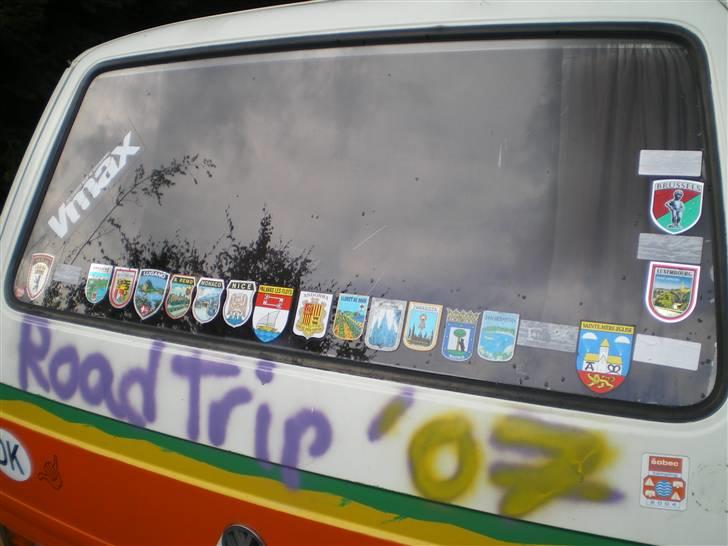 VW Transporter Camper - Stikkers fra nogle af de steder vi var billede 7
