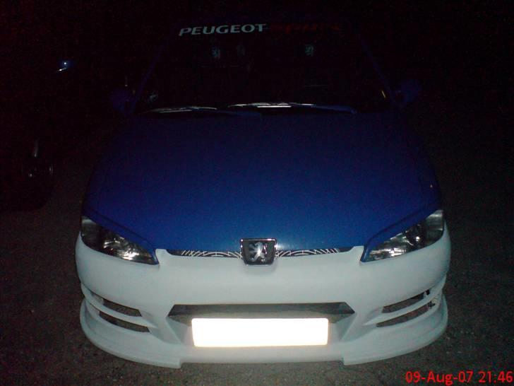 Peugeot 106 rallye 1.6 8V (SOLGT) - kofangeren 5 minutter efter første montering billede 2