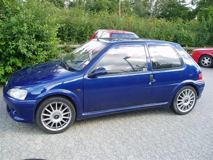 Peugeot 106 rallye Solgt - som den står nu med de gamle fælge billede 6