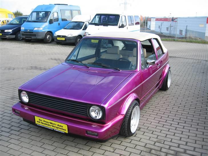 VW Golf 1 Cab. 2,0 200+ HK. - Sådan så "hun" ud da jeg hentede hende i tyskland... billede 19