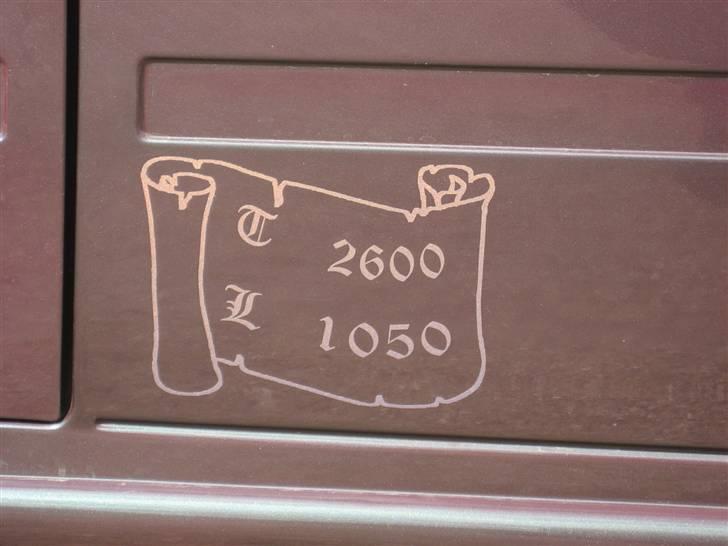 Mercedes Benz Vito 110 - mine nye sepcial lavet vægttavler billede 7