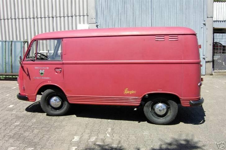 Ford Taunus Transit - Solgt - Billede af bilen da jeg hentede den i Stuttgart billede 4