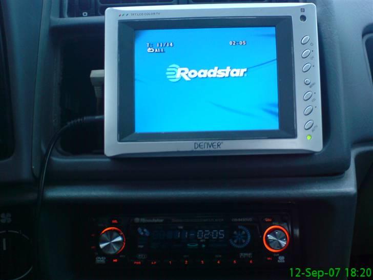 Ford Sierra 2,0 CL - 12/9-07 fik jeg skærmen sat i midlertidigt, den skal bygges ordentligt ind. billede 15