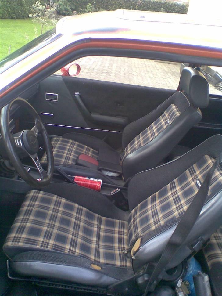 Opel Ascona B RATLOOK SOLGT - mine nye sæder, dørbeklædninger fra manta b og ny rat billede 11