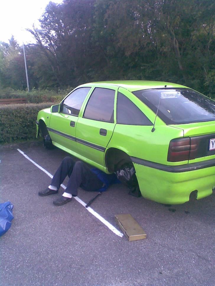 Opel Vectra a solgt.... - så skal hun squ havde nye dæk på... også ikke flere bøder... billede 19