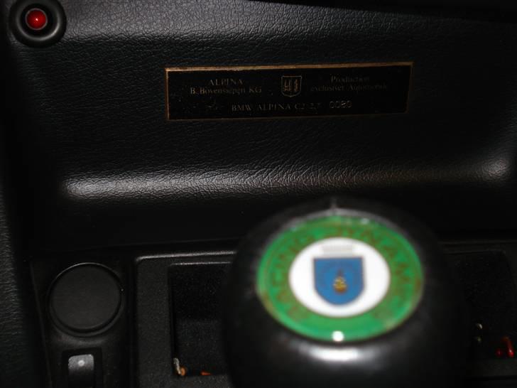 BMW e30 alpina nr 80 cab billede 8