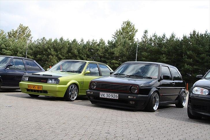 VW Golf Mk. 2 GTi 8v - Black Betty og hendes bedste ven ! ;) billede 3