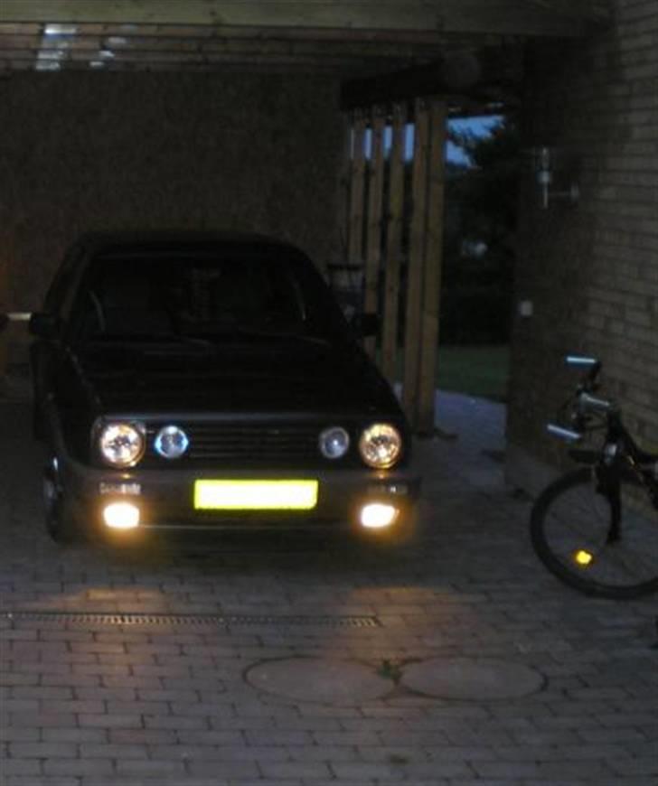 VW Golf II TD -totalskadet:( billede 1