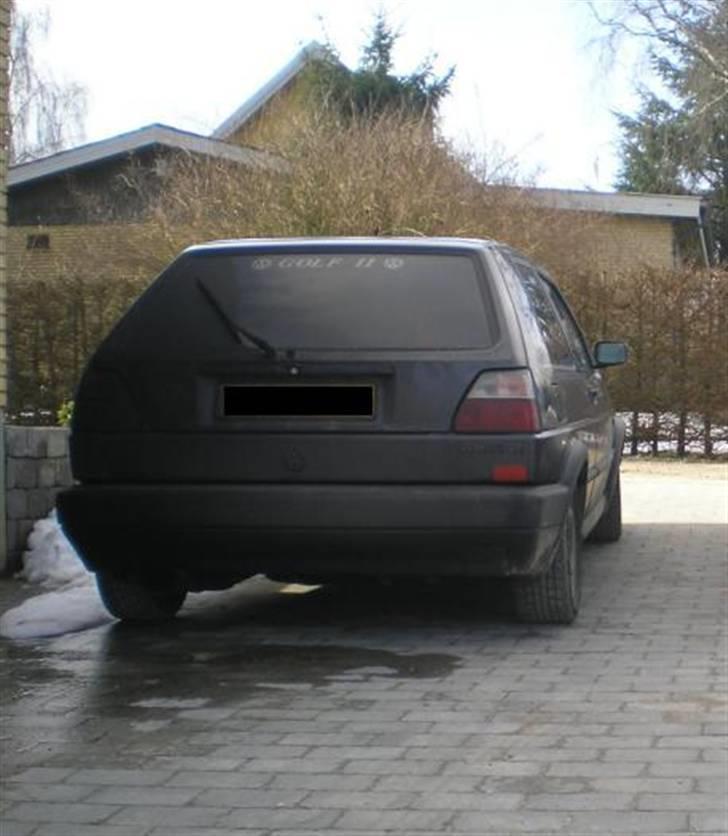 VW Golf II TD -totalskadet:( billede 2