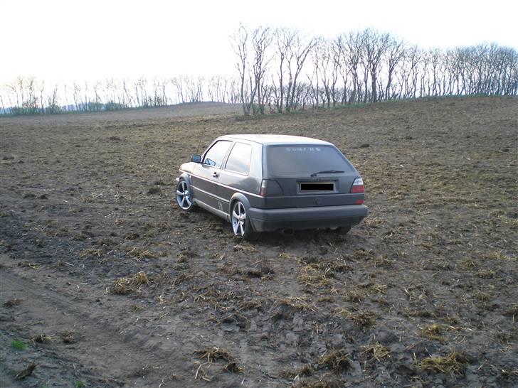 VW Golf II TD -totalskadet:( billede 3