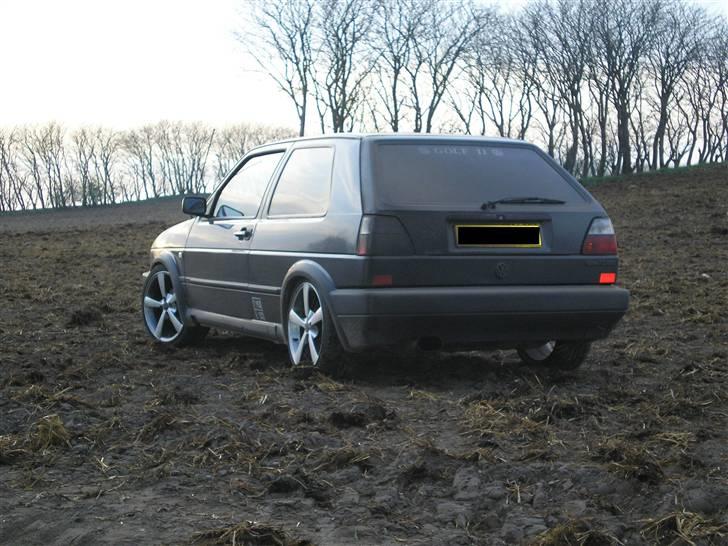 VW Golf II TD -totalskadet:( billede 4