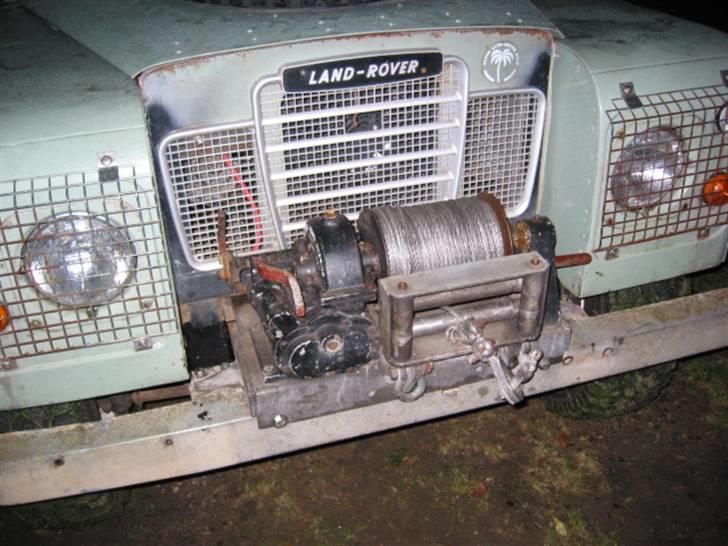 Land Rover Serie III 88" - Köenig spil, Mekansik spil drevet af krumtappen og det virker !!!!! billede 10