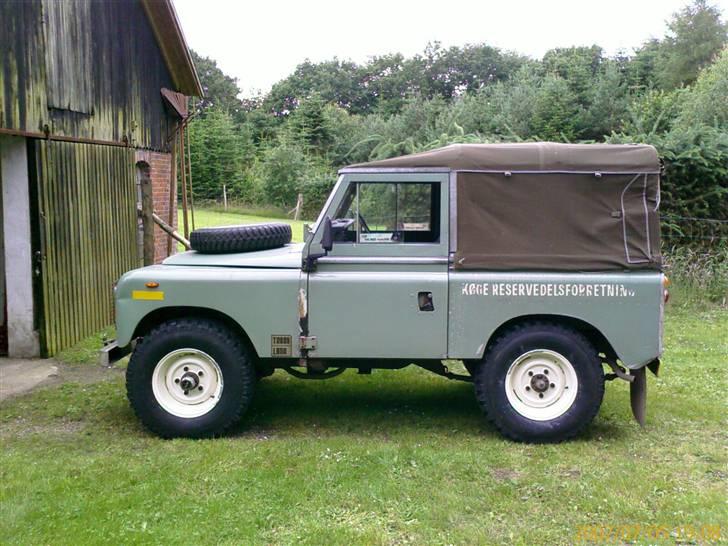 Land Rover Serie III 88" - Nye dæk og fælge med et ordentligt mønster billede 12
