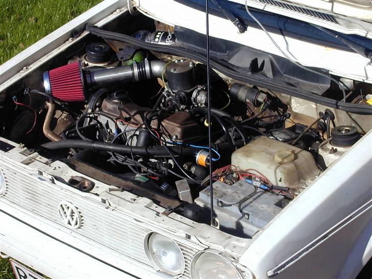 VW golf mk 1mini gti solgt - gamle motor  billede 11