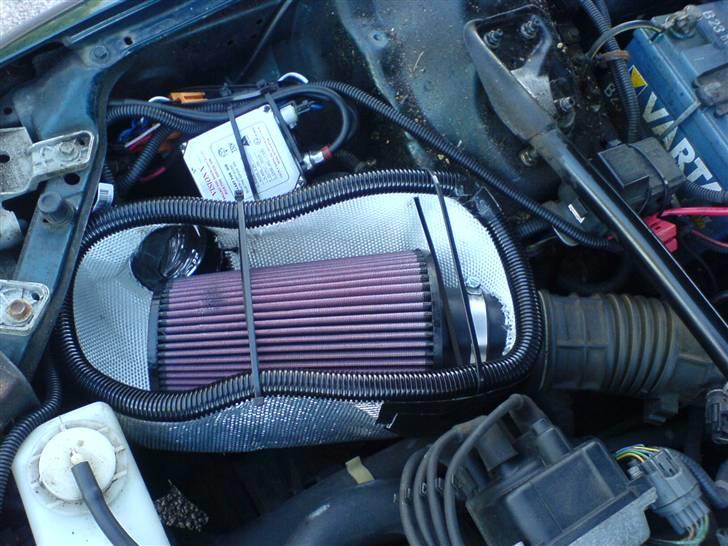 Honda Civic VTi SKADET :( - Det store K&N filter, med heatblanket og koldluftrør billede 10