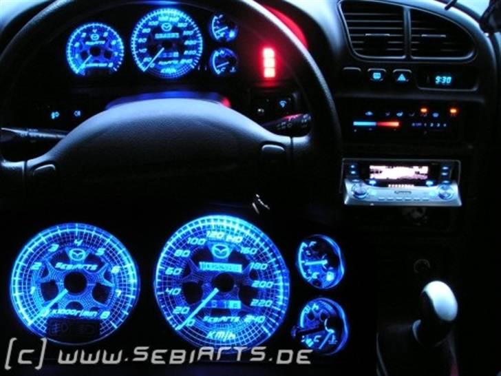 Mazda 323F GT *Solgt* - En idé til hvordan det vil se ud, når det er færdigt, dog med Hvid baggrund ;D Og rødt lys ::D billede 20