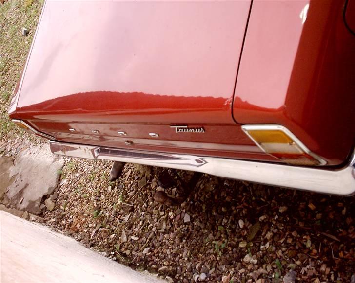 Ford Taunus - ser nu godt ud med crom bogstaver bagpå billede 4