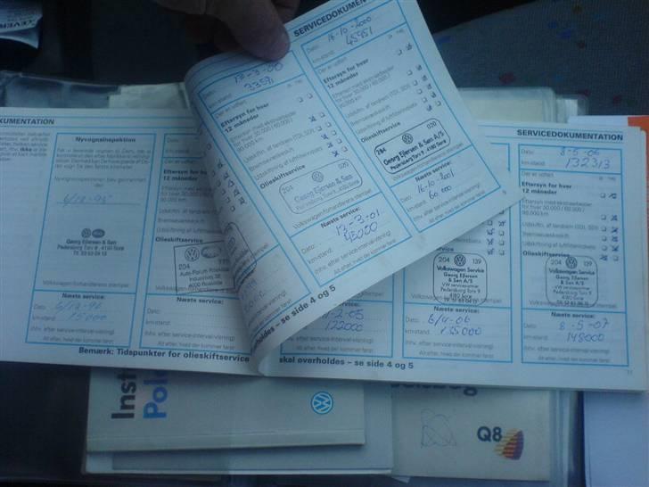 VW polo 6N... (solgt) - Service bogen ;) billede 9