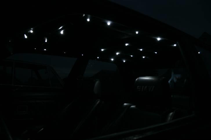 BMW e30 325i 2d - stjernehimmel med justerbar lysstyrke, i den gamle kabine billede 15