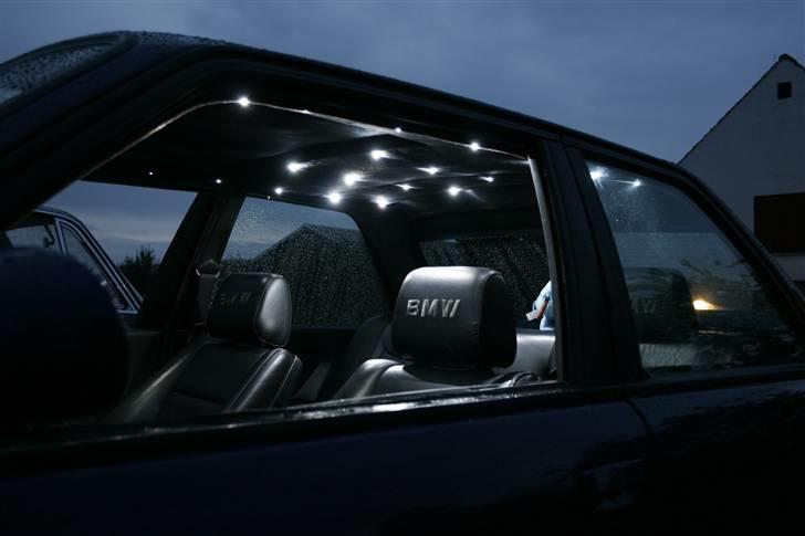 BMW e30 325i 2d - stjernehimmel med justerbar lysstyrke, i den gamle kabine billede 16