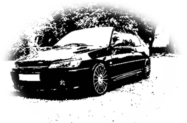 Peugeot 306 GTI - Skulle lige prøve at lege lidt med det nye Word for sjov. :D De andre billeder kan ses rigtigt. billede 1