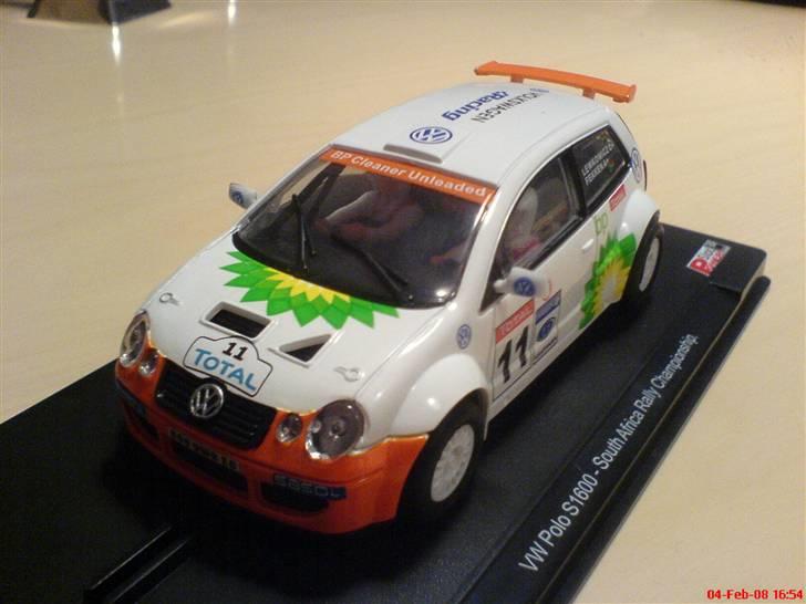 VW Polo - Model Polo nr. 10 , denne kan køre på min Scalextric bane billede 6