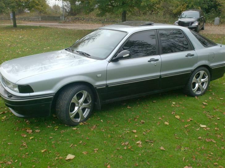 Mitsubishi galant Byttet - Også nyt billede, bare fra siden.. skriv hva i sys? Bar ikk negativt , heh.. billede 6