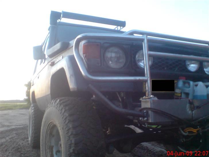 Toyota LJ70 2.4TD- - 4" OME støddæmpere og en tough dog støretøjsdæmper billede 4