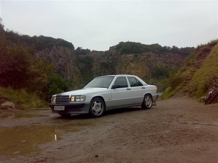 Mercedes Benz 190e (Solgt) - jo den klarede skam også en tur til Bornholm uden problemer!  billede 11