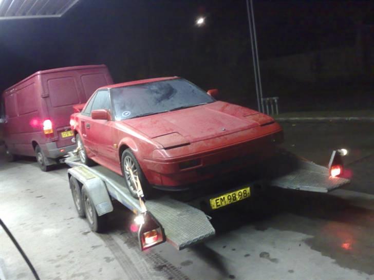 Toyota Mr2 - Aw11 "Solgt" - Så er vi på vej hjem. billede 16