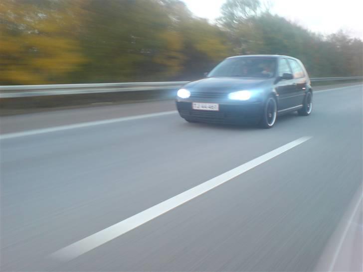 VW 1.8 GTi Turbo #SOLGT# - På motorvejen hjem da jeg havde hentet den. billede 13