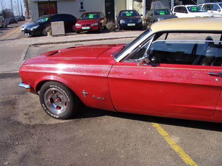 Ford Mustang  SOLGT - skulle bare se om man kunne se glimmer på foto,så det var kun et testfoto billede 3