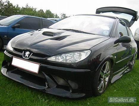 Peugeot 206 2.0 GTI  - Der kommer nye kromfælge til næste sason (Wolfrace Matrix i spejlkrom) Total Cool fælg :0) billede 3