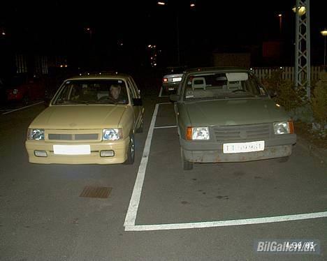 Opel corsa a GT - tjaa.. sån så den ud i første omgang.. det ændrede sig lidt.. billede 5