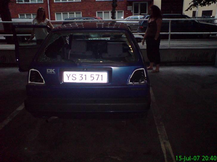 VW Golf ll  DØD - Ja sådan så den ud efter at have været stjålet billede 18
