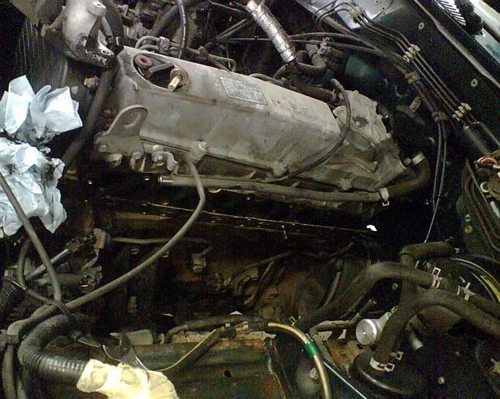 Nissan patrol gr 2,8 bortgivet - så kom den gamle turbo og manifold af billede 5