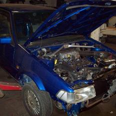 Toyota corolla gt smadret