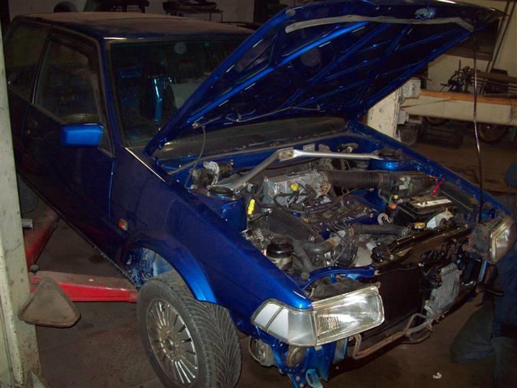 Toyota corolla gt smadret - Ja lidt sker der. Næsten lige været på første prøve tur der... billede 2