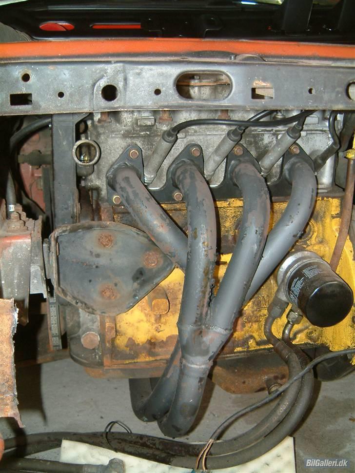 Opel Kadett D Weber SOLGT - 4-2-1 bananmanifold. Er nu solgt og anden 4-2-1 er monteret! billede 12