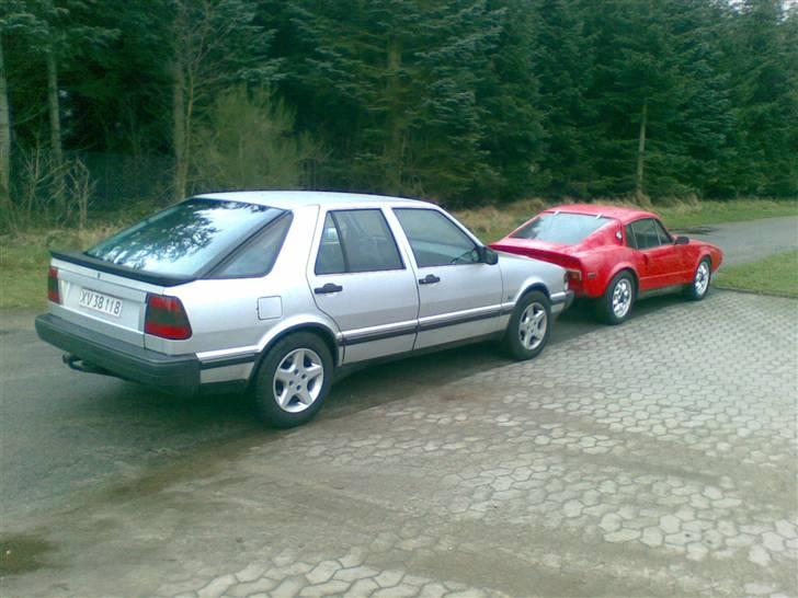 Saab 97 Sonett III - Min SAAB 9000 + Sonett. Se størelsesforskel. billede 14