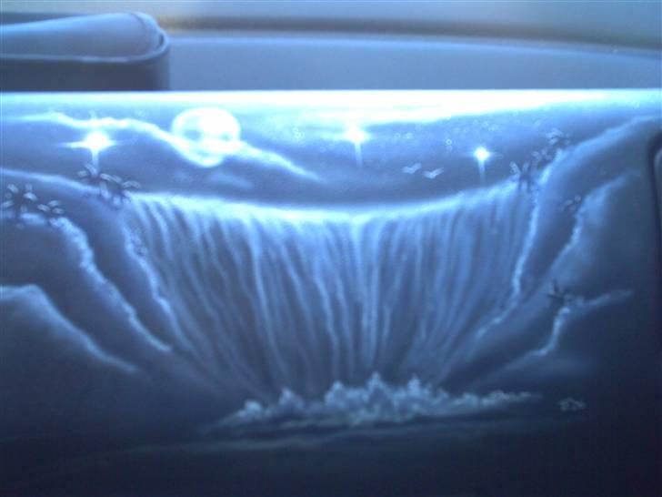 Ford escort rs 2000.( SOLGT ) - airbrush over hanskerum fed detalje billede 15