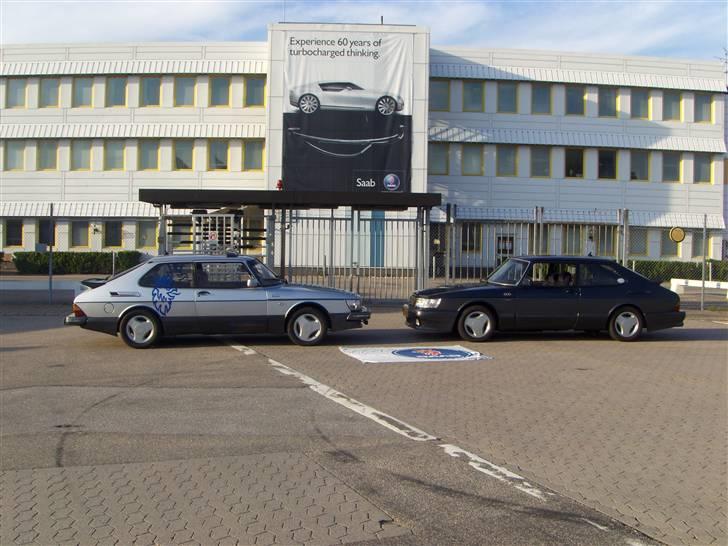 Saab 900 T8 - saab 60 år - fabrikken i Trollhãtten... sammen med fars aero billede 14