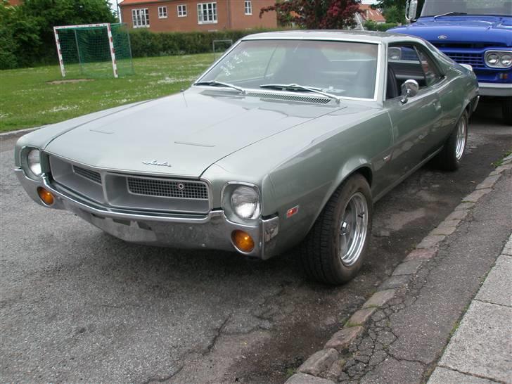 AMC Javelin SST fastback  SOLGT - Fronten kan minde om lidt a hvert,men tæt på taler den for sig selv.. billede 5