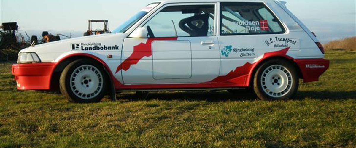 Toyota Corolla AE82 Rallybil - 1985
