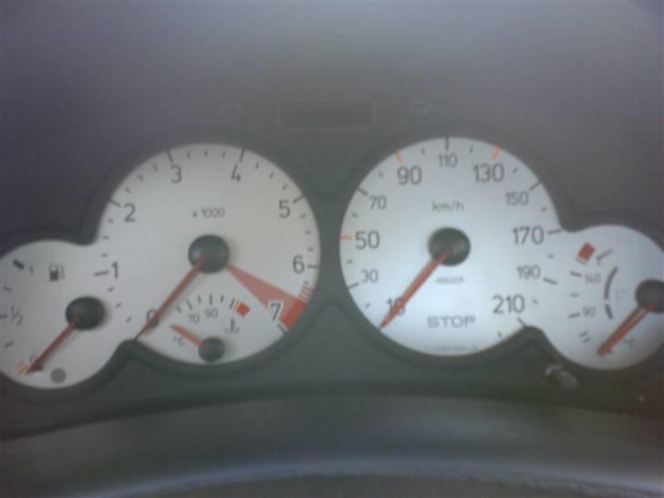 Peugeot 206 GTI  (TOTAL SKADET) - hvide ur skiver billede 11