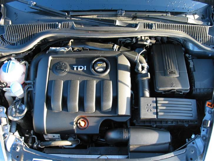 Skoda Octavia Elegance 1.9 TDI  - TDI motor set oppe fra. billede 4