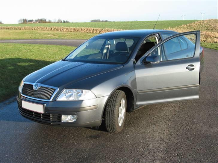 Skoda Octavia Elegance 1.9 TDI  - Bilen set  forfra, men åben dør. billede 10