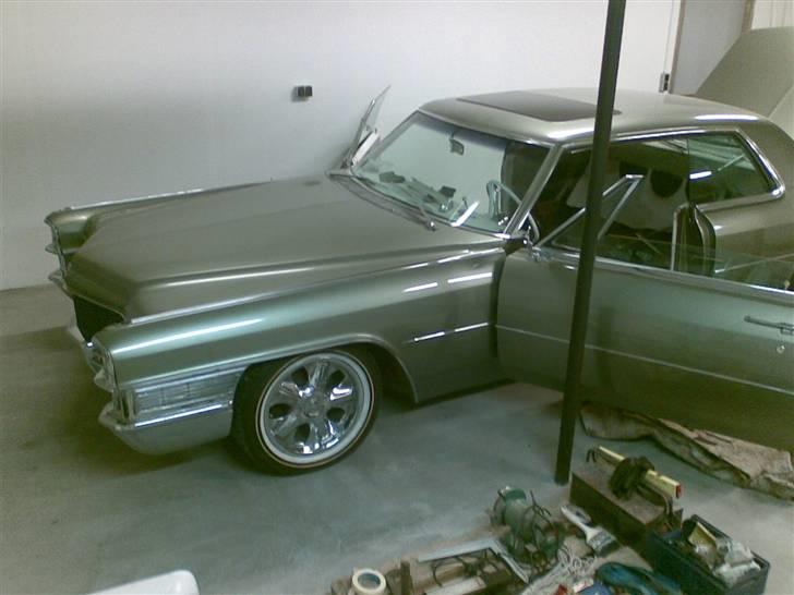 Cadillac coupe dé ville - Bilen på værkstedet, er klar til afmont så jeg kan få lavet rust i bunden. billede 8